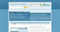 Desktop Screenshot of cartes-de-visite-gratuites.fr